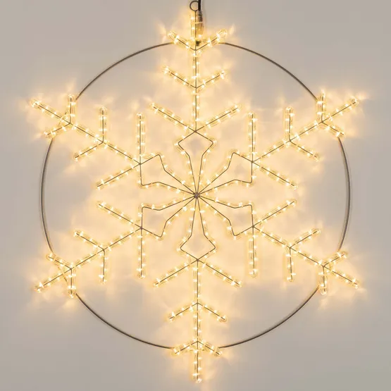 Фото #3 товара Фигура светодиодная ARD-SNOWFLAKE-M3-920x920-432LED Warm (230V, 30W) (Ardecoled, IP65, 1 год)