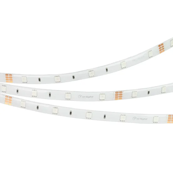 Фото #6 товара Светодиодная лента герметичная RTW-SE-B30-10mm 24V RGB (7.2 W/m, IP65, 5060, 5m) (Arlight, 7.2 Вт/м, IP65)