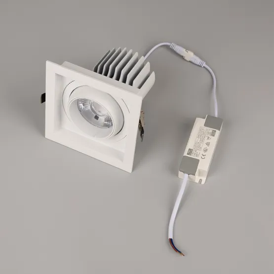 Фото #6 товара Светильник MS-VORTEX-BUILT-S140x140-30W Day4000 (WH-WH, 17 deg, 230V) (Arlight, IP20 Металл, 5 лет)