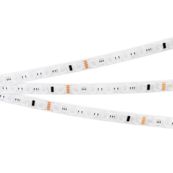 Фото #2 товара Светодиодная лента герметичная DMX-FLT-PS-S36-23mm 24V RGB-PX6 (20 W/m, IP67, 30deg, 5m) (Arlight, -)