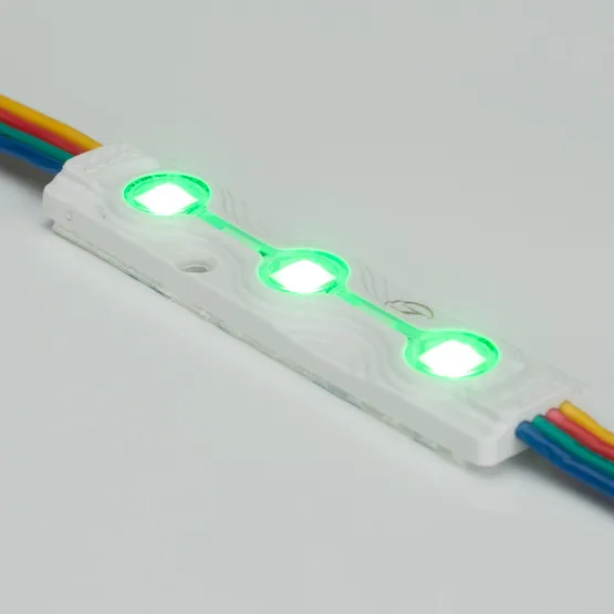 Фото #2 товара Модуль герметичный ARL-ORION-R07-12V RGB (5050, 3 LED) (Arlight, Закрытый)