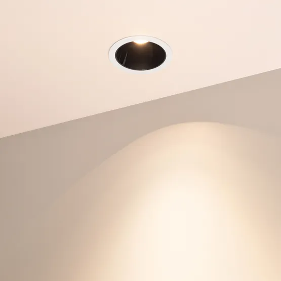 Фото #3 товара Светильник MS-ATLAS-BUILT-R72-20W Warm3000 (WH-BK, 30 deg, 230V) (Arlight, IP20 Металл, 5 лет)