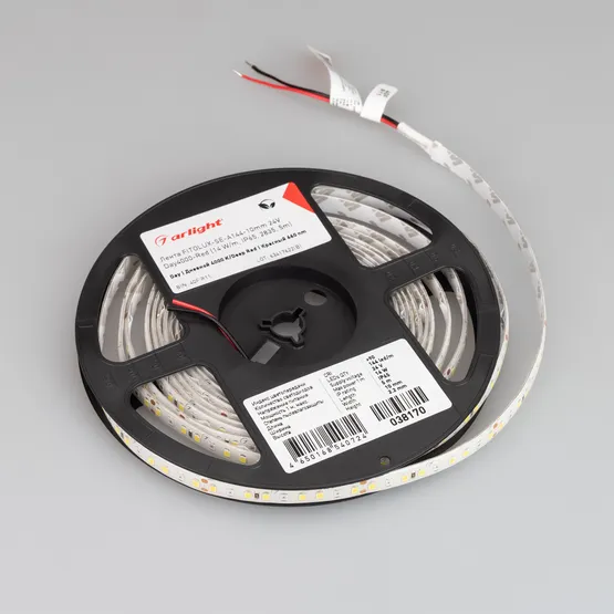 Фото #4 товара Светодиодная лента FITOLUX-SE-A144-10mm 24V Day4000-Red (14 W/m, IP65, 2835, 5m) (Arlight, 14 Вт/м, IP65)
