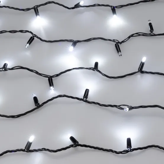 Фото #2 товара Светодиодная гирлянда ARD-STRING-CLASSIC-1000-BLACK-100LED-PULSE White (230V, 7W) (Ardecoled, IP65, 1 год)