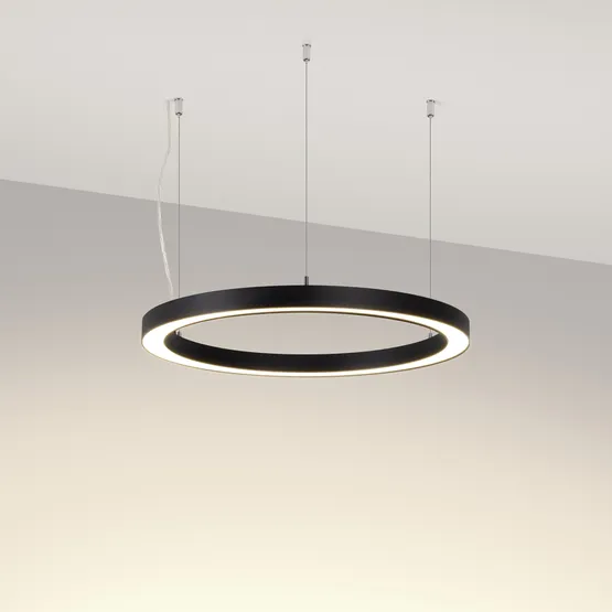 Фото #2 товара Светильник SP-CIRCLE-HANG-O3535-D500-35W Day4000 (RAL9005, 120 deg, 230V) IP40 LED (Arlight, Алюминий)