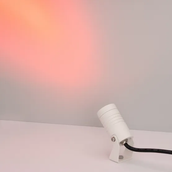 Фото #4 товара Светильник KT-RAY-COLOR-R42-6W RGB (WH, 25 deg, 12V) (Arlight, IP67 Металл, 3 года)