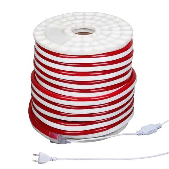 Фото #4 товара Гибкий неон ARL-CF2835-Classic-220V Red (26x15mm) (Arlight, 8 Вт/м, IP65)