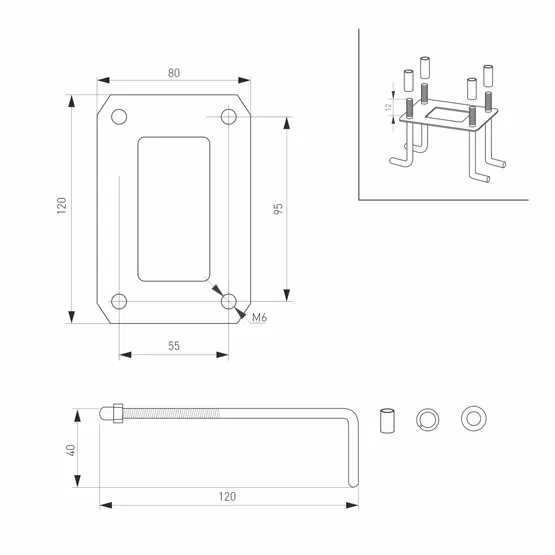 Фото #5 товара Светильник LGD-TENT-BOLL-H500-9W Warm3000 (GR, 110 deg, 230V) (Arlight, IP65 Металл, 3 года)