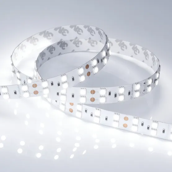 Фото #4 товара Светодиодная лента RT 2-5000 24V Cool 8K 2x2 (5060, 600 LED, LUX) (Arlight, 28.8 Вт/м, IP20)
