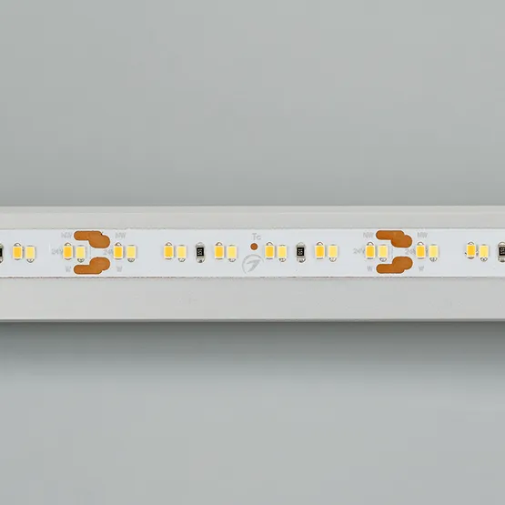 Фото #6 товара Светодиодная лента MICROLED-5000 24V White-CDW 8mm (2216, 240 LED/m, Bipolar) (Arlight, 9.6 Вт/м, IP20)