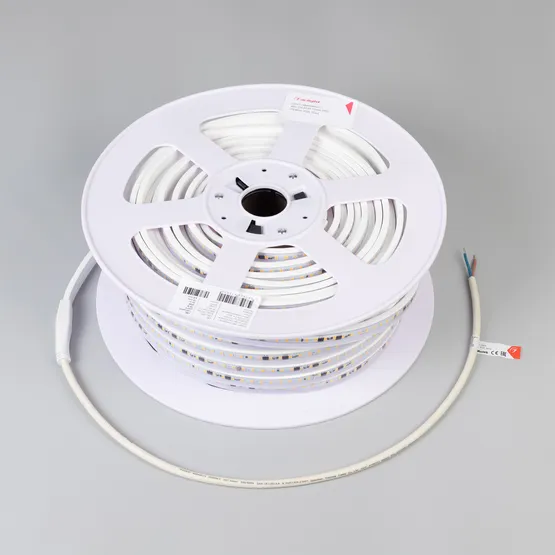 Фото #3 товара Светодиодная лента герметичная ARL-PV-A120-15mm 230V Warm2700 (15 W/m, IP65, 50m) (Arlight, -)