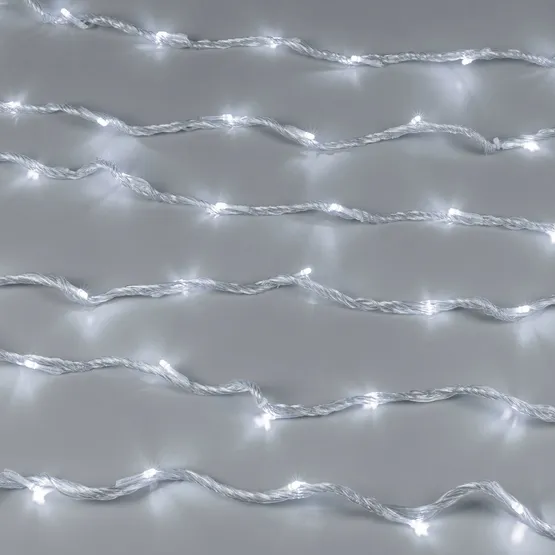 Фото #3 товара Светодиодная гирлянда ARD-STRING-HOME-10000-CLEAR-99LED-RUN WHITE (230V, 10.5W) (Ardecoled, IP20, 1 год)