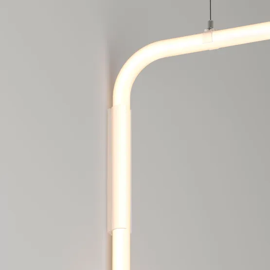 Фото #5 товара Силиконовый профиль WPH-FLEX-D22-360deg-S8-5m WHITE (Arlight, Силикон)