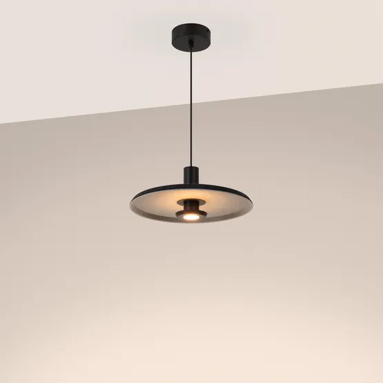 Фото #4 товара Светильник SP-KOTARO-R350-12W Warm3000 (BK-GR, 36 deg, 230V, TRIAC) (Arlight, IP20 Фетр, 3 года)