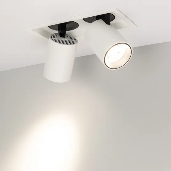 Фото #6 товара Светильник LTD-PULL-S110x210-2x10W Day4000 (WH, 24 deg, 230V) (Arlight, IP20 Металл, 5 лет)