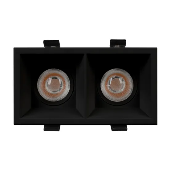 Фото #3 товара Светильник MS-FLOW-BUILT-S157x85-2x6W Warm3000 (BK, 15 deg, 230V) (Arlight, IP20 Металл, 5 лет)