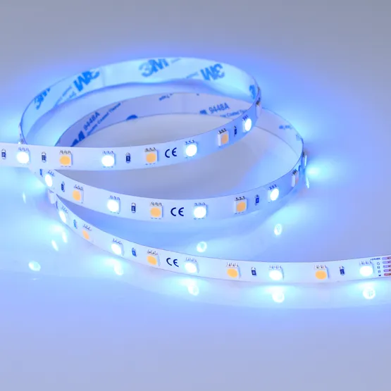 Фото #4 товара Светодиодная лента RT-B60-10mm 24V RGBW-Day (14.4 W/m, IP20, 5060, 5m) (Arlight, Открытый)