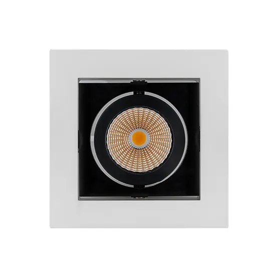 Фото #3 товара Светильник CL-KARDAN-S102x102-9W Warm (WH-BK, 38 deg) (Arlight, IP20 Металл, 3 года)
