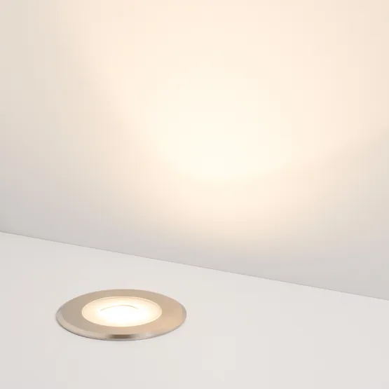 Фото #3 товара Светильник LTD-GROUND-TILT-R80-9W Warm3000 (SL, 60 deg, 230V) (Arlight, IP67 Металл, 3 года)