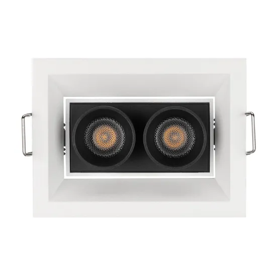 Фото #2 товара Светильник MS-ORIENT-BUILT-TURN-TC-S67x90-5W Warm3000 (WH-BK, 30 deg, 230V) (Arlight, IP20 Металл, 5 лет)