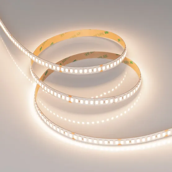 Фото #2 товара Светодиодная лента ULTRA-C180-10mm 24V Warm3500 (19.2 W/m, IP20, 5630, 5m) (Arlight, высок.эфф.200 лм/Вт)