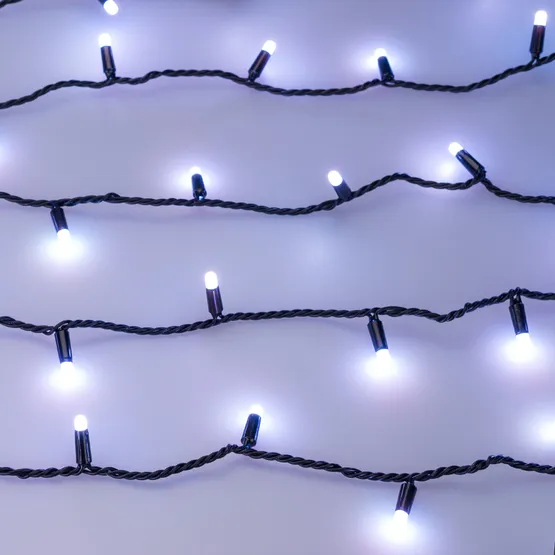 Фото #2 товара Светодиодная гирлянда ARD-STRING-CLASSIC-10000-BLACK-100LED-MILK-LIVE RGB-DMX (24V, 10W) (Ardecoled, IP65, 1 год)