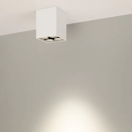 Фото #4 товара Светильник SP-ORIENT-SURFACE-TC-S65x65-10W Day4000 (WH, 30 deg, 230V) (Arlight, IP20 Металл, 5 лет)