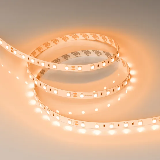 Фото #2 товара Светодиодная лента RT-B60-10mm 24V Orange (14.4 W/m, IP20, 5060, 5m) (Arlight, 14.4 Вт/м, IP20)