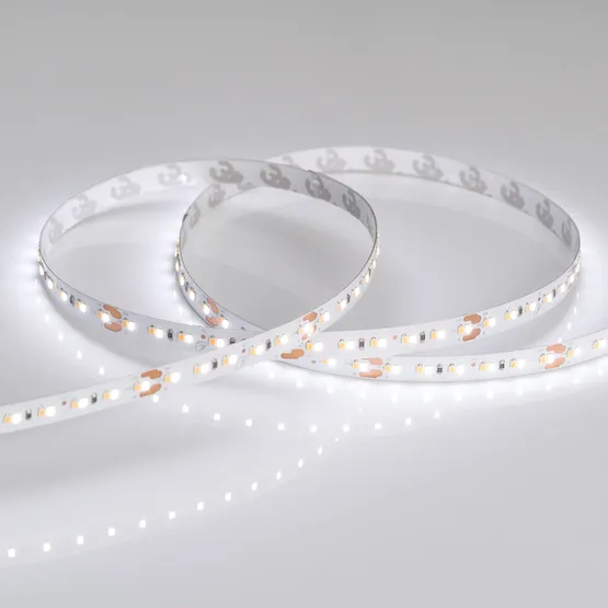 Фото #2 товара Светодиодная лента MICROLED-5000 24V White-CDW 8mm (2216, 240 LED/m, Bipolar) (Arlight, 9.6 Вт/м, IP20)