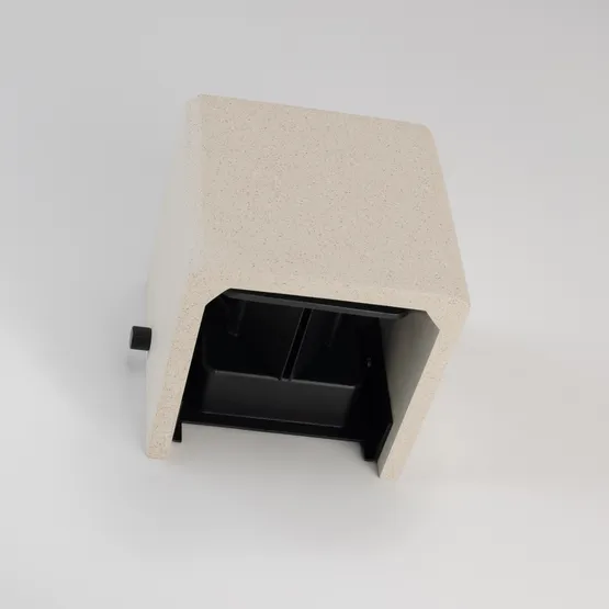 Фото #3 товара Светильник LGD-PERAN-WALL-S120x120-6W Warm3000 (WH, 0-80 deg, 230V) (Arlight, IP65 Бетон, 3 года)