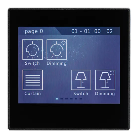 Фото #9 товара Панель Sens SR-KN3521-IN Black (KNX, MULTI) (Arlight, -)
