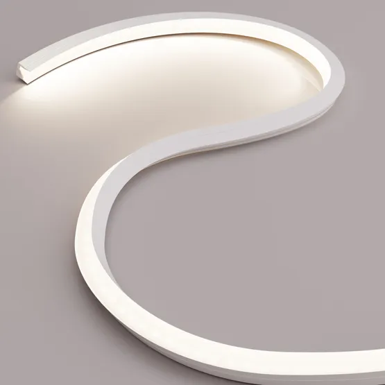 Фото #6 товара Силиконовый профиль WPH-FLEX-1616-TWIST-S11-5m WHITE (Arlight, Силикон)