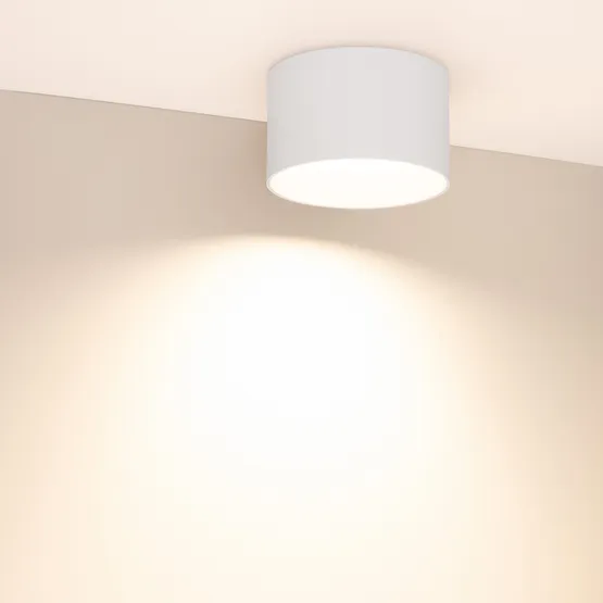 Фото #5 товара Светильник SP-BISCOTTO-R140-15W Warm3300-MIX (WH, 80 deg, 230V) (Arlight, IP54 Металл, 5 лет)