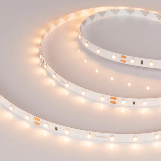 Фото #3 товара Светодиодная лента RT 2-5000 24V Warm2700 (3528, 300 LED, CRI98) (Arlight, 4.8 Вт/м, IP20)