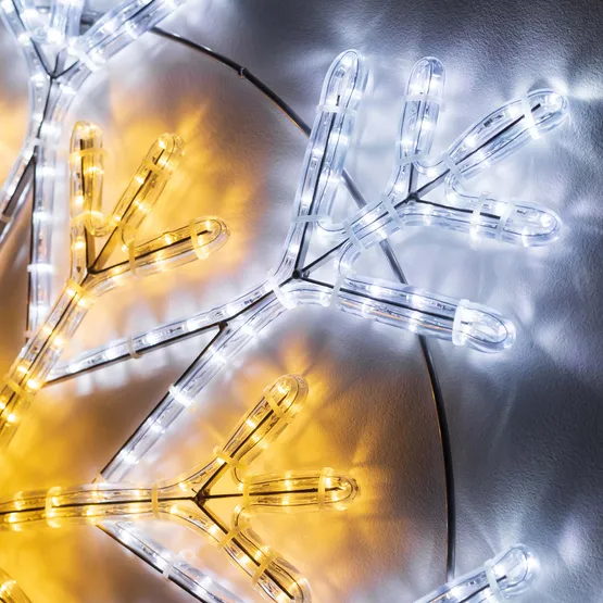 Фото #2 товара Фигура светодиодная ARD-SNOWFLAKE-M12-900x900-576LED White/Warm (230V, 36W) (Ardecoled, IP65, 1 год)