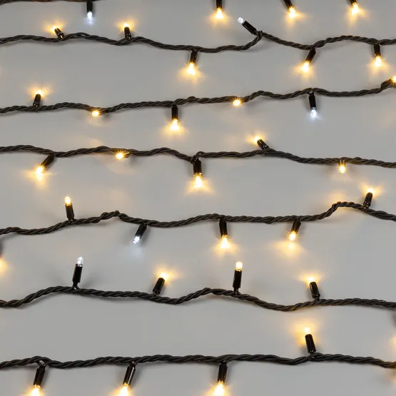Фото #4 товара Светодиодная гирлянда ARD-STRING-PRO-10000-BLACK-100LED-FLASH WARM (230V, 7W) (Ardecoled, IP65, 2 года)