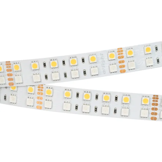 Фото #8 товара Светодиодная лента RT-B144-19mm 24V RGBW-Day (32 W/m, IP20, 5m) (Arlight, -)