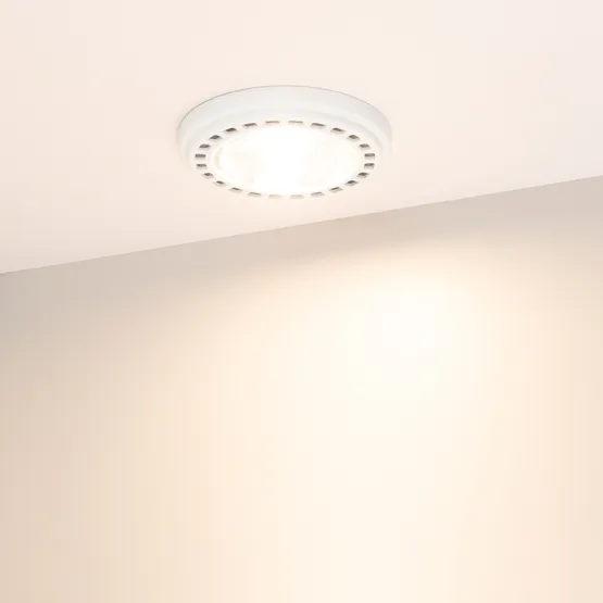 Фото #4 товара Лампа AR111-UNIT-GU10-15W-DIM Warm3000 (WH, 24 deg, 230V) (Arlight, Металл)