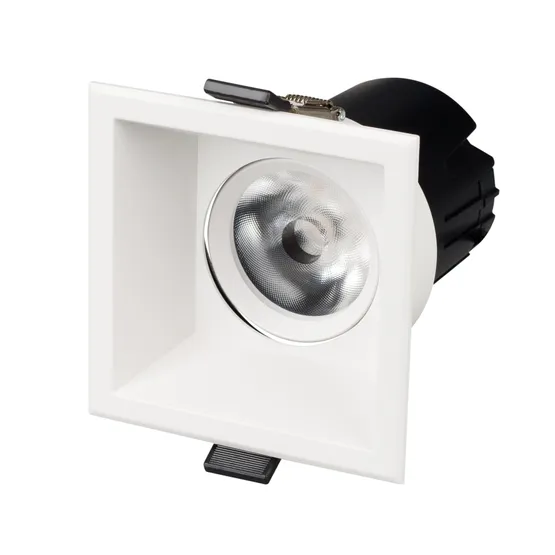Фото #1 товара Светильник MS-FLOW-BUILT-S85x85-6W Warm3000 (WH, 15 deg, 230V) (Arlight, IP20 Металл, 5 лет)