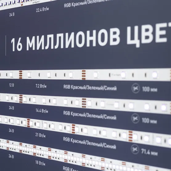 Фото #11 товара Стенд Ленты Мультицветные RGB RT-LUX-E4-1760x600mm (v.2, DB 3мм, пленка, подсветка) (Arlight, -)