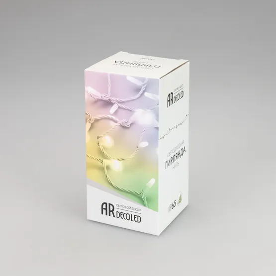 Фото #5 товара Светодиодная гирлянда ARD-STRING-CLASSIC-10000-WHITE-100LED-LIVE RGB (230V, 7W) (Ardecoled, IP65, 1 год)