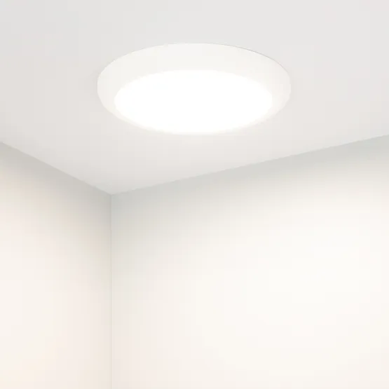 Фото #8 товара Светильник CL-FIOKK-R220-18W Day4000-MIX (WH, 120 deg, 230V) (Arlight, IP44 Пластик, 3 года)