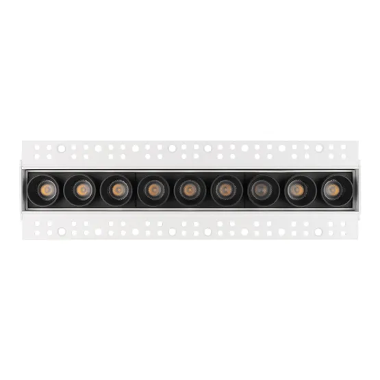 Фото #2 товара Светильник MS-ORIENT-BUILT-TRIMLESS-TC-S38x277-20W Warm3000 (WH-BK, 30 deg, 230V) (Arlight, IP20 Металл, 5 лет)