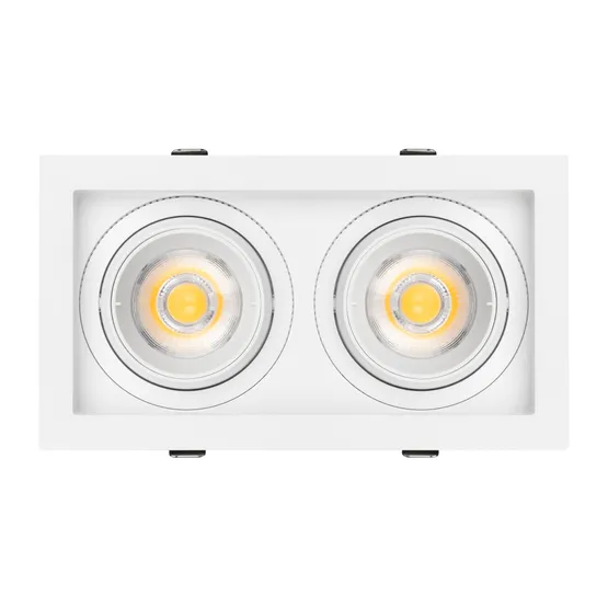 Фото #6 товара Светильник MS-VORTEX-BUILT-S210x117-2x20W Day4000 (WH-WH, 40 deg, 230V) (Arlight, IP20 Металл, 5 лет)