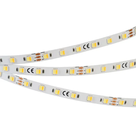 Фото #5 товара Светодиодная лента RT-B60-10mm 24V White-MIX 2Ch (14.4 W/m, IP20, 5060, 5m) (Arlight, Изменяемая ЦТ)
