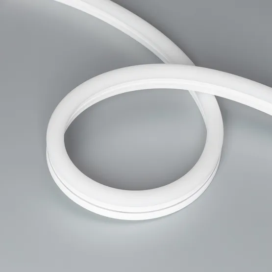 Фото #3 товара Светодиодная лента герметичная MOONLIGHT-SIDE-A140-12x24mm 24V Day4000 (9.6 W/m, IP68, 5m, wire x2) (Arlight, Вывод прямой, 3 года)