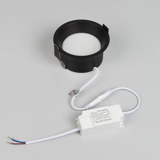 Фото #2 товара Светильник MS-BREEZE-BUILT-R104-12W Warm3000 (BK, 85 deg, 230V) (Arlight, IP20 Металл, 3 года)