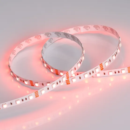 Фото #2 товара Светодиодная лента RT 2-5000 12V RGB 2x (5060, 300 LED, LUX) (Arlight, 14.4 Вт/м, IP20)