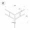 Минифото #2 товара Кронштейн OXOR-SY4-1800x108-L1000 BLACK (Arlight, Сталь)