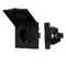 Минифото #1 товара Механизм розетки влагозащищённый SCT-NOBE-MCP-SFPL-BK (230V, 16A) (Arlight, Черный оникс)